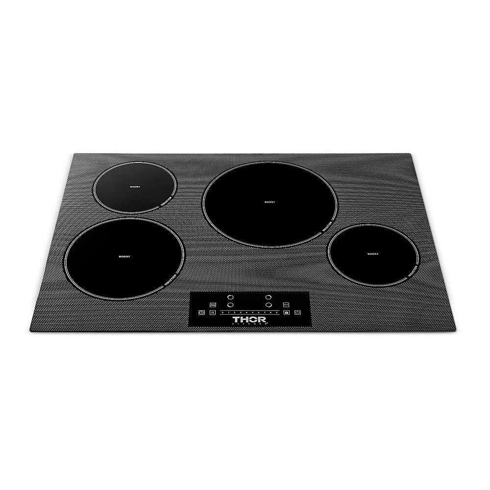 Thor Kitchen TIH30 30 inch Black 4 Burner Built-In Electric Induction Cooktop