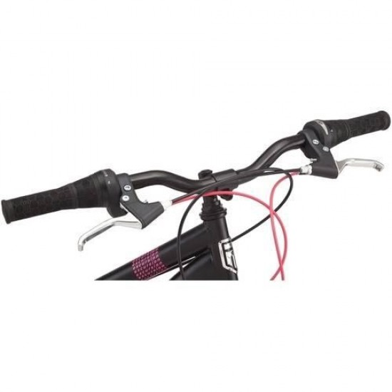 Excursion Mountain Bike, Girls, 24″, Black/Pink