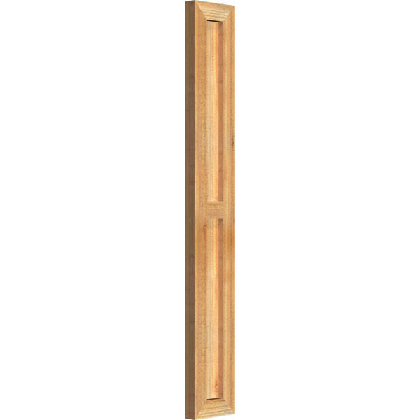 6 3/4x22W x 47x22H TimberCraft Two 3 3/8x22 Boards Framed Board-n-Batten Shutters, Rough Sawn Western Red Cedar (Per Pair)