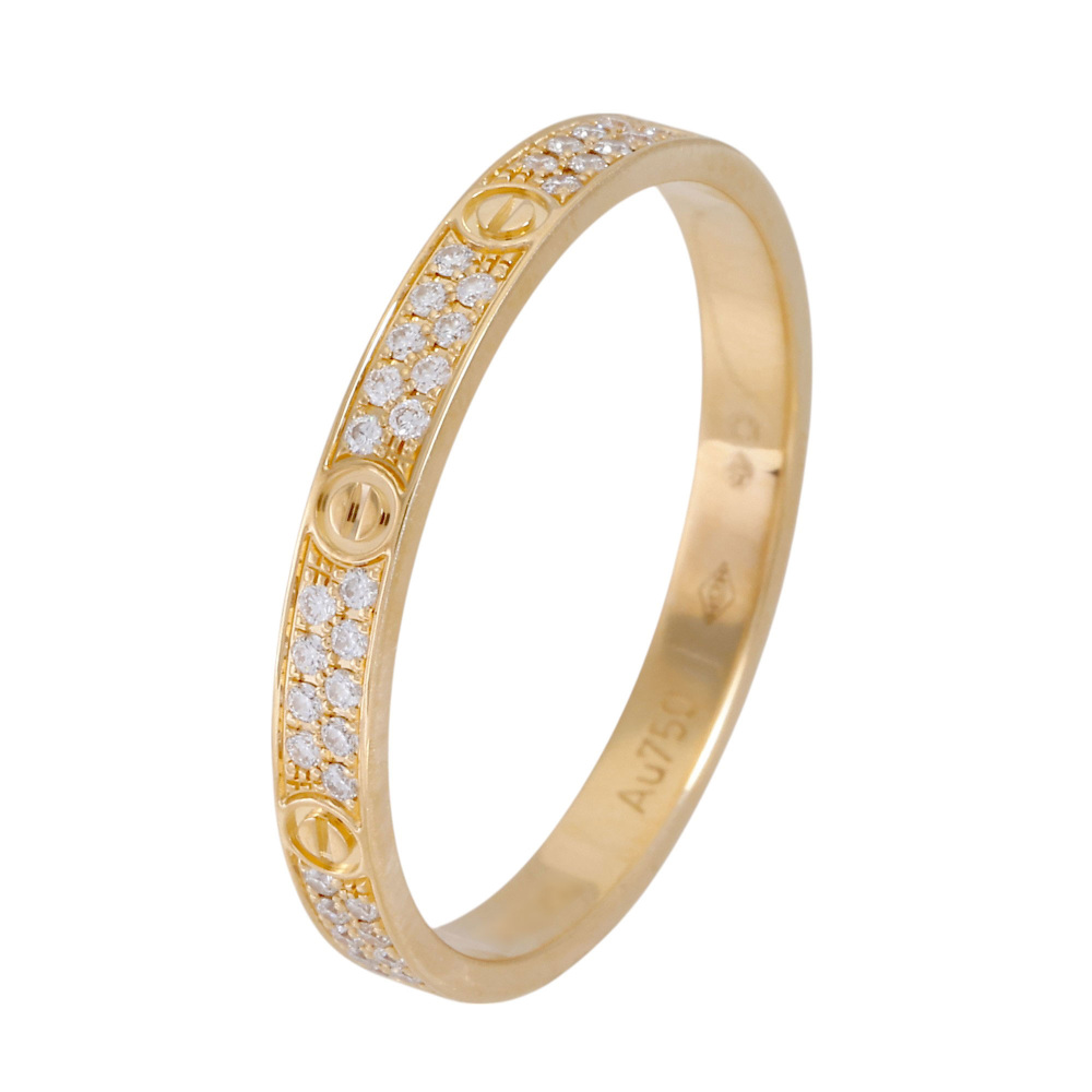 Cartier Love Ring 18K Yellow Gold Diamond B4218000