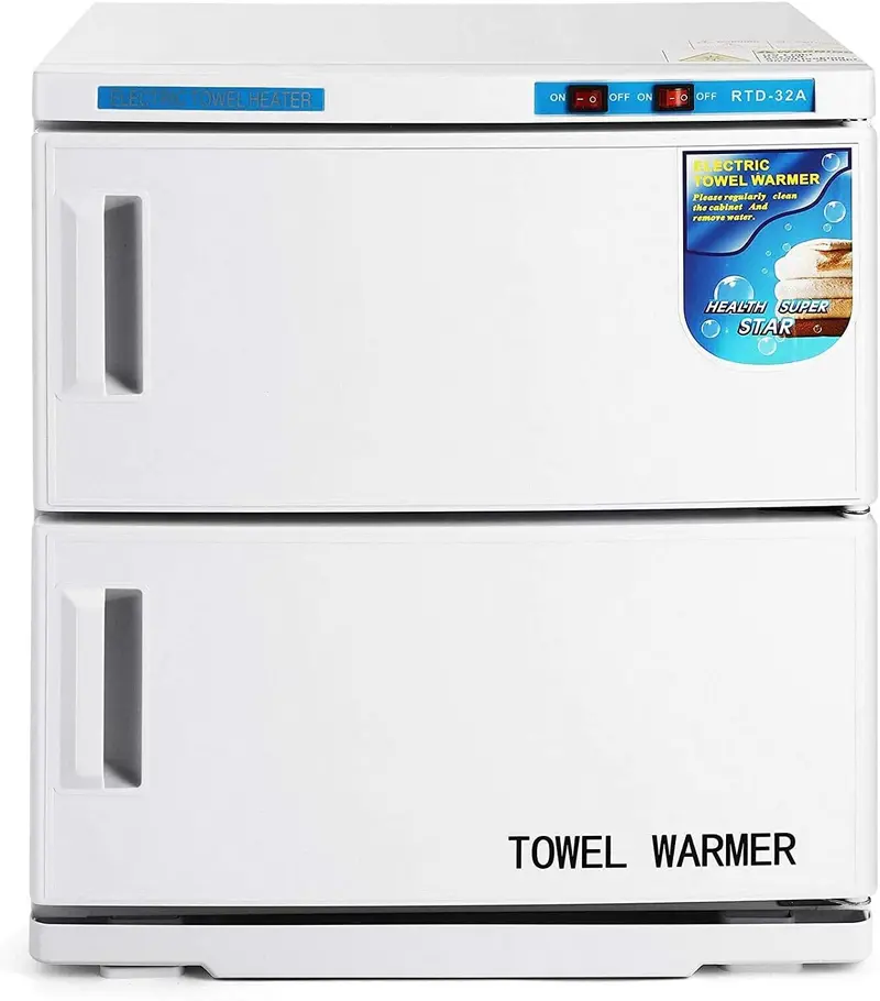 Professional 32L Hot Towel Warmer Cabinet – Spa & Salon-Grade Heater with White Finish