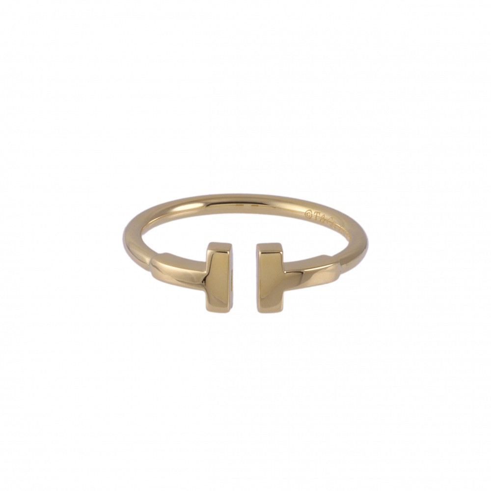 Tiffany & Co. Tiffany T Wire Ring 18K Yellow Gold