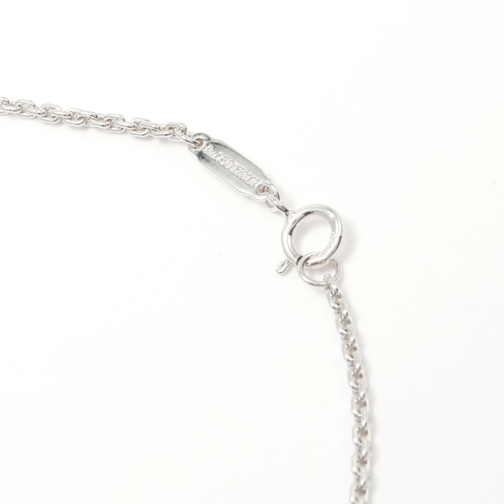 Tiffany & Co. Tiffany T One Circle Necklace 18K White Gold Diamond 72154568