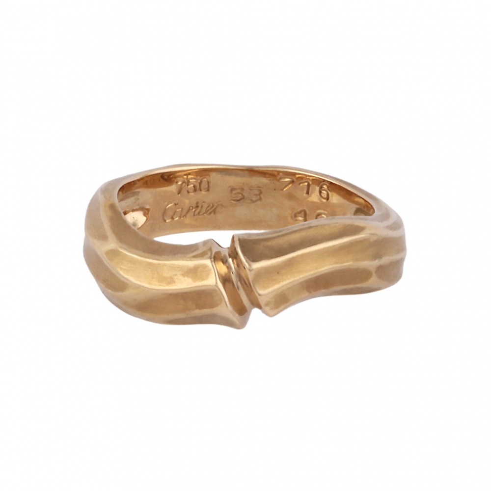 Cartier Bamboo Ring 18K Yellow Gold