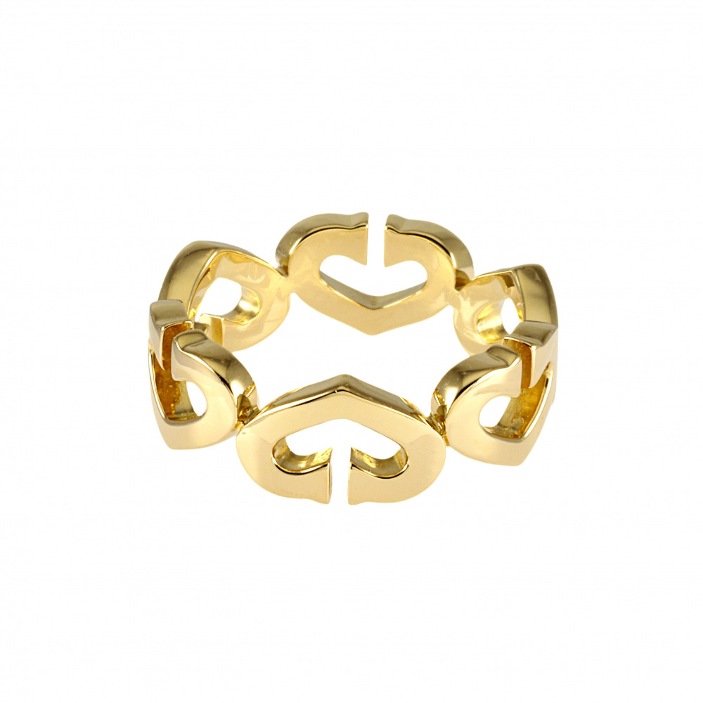 Cartier C Heart #56 Ring 18K Yellow Gold