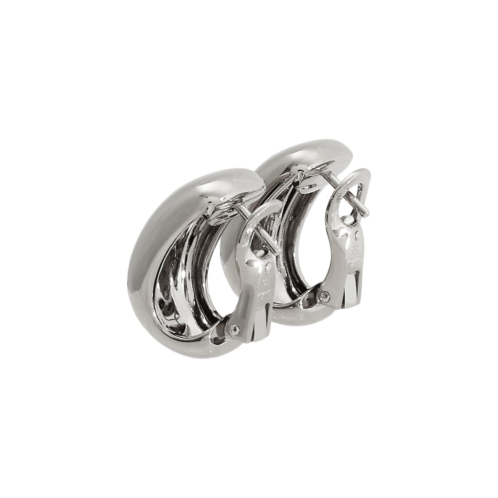Cartier Nouvelle Berg Earrings 18K White Gold