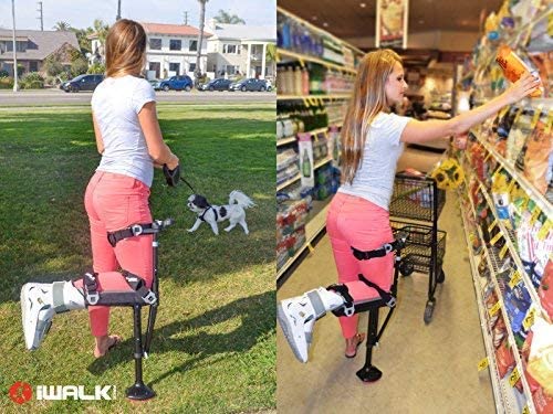 iWALK3.0 Hands Free Crutch - Pain Free Knee Crutch - Alternative to Crutches