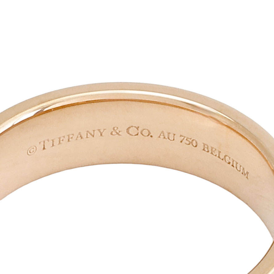 Tiffany & Co. Tiffany T Narrow Ring 18K Rose Gold Diamond 60151038
