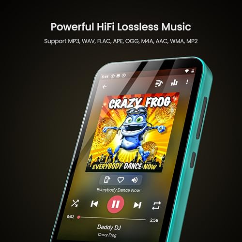 TIMMKOO 80GB Kids MP3 Player with Bluetooth, Parental Controls, Pre-Installed Spotify, Spotify Kids, Audible, 4