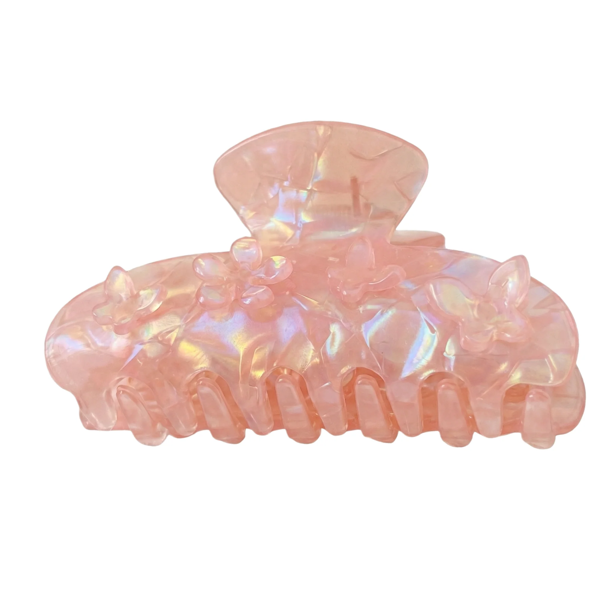 Iridescent Petal Claw Clip | Chic Hair AccessoryClistos