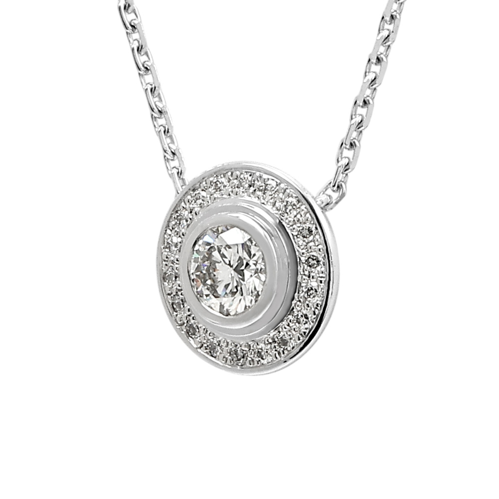 Cartier Damour (diamant Leger) Necklace 18K White Gold Diamond N7406800