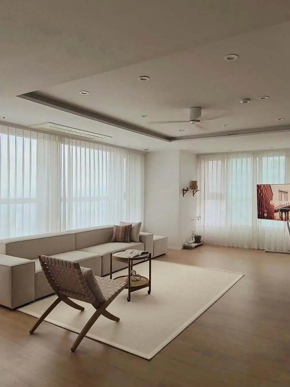 CP049 - Carpet King + Cashmere Th* Row Simple Pure Color Nordic Wabi-Sabi Living Room Bedroom New Zealand Wool Carpet