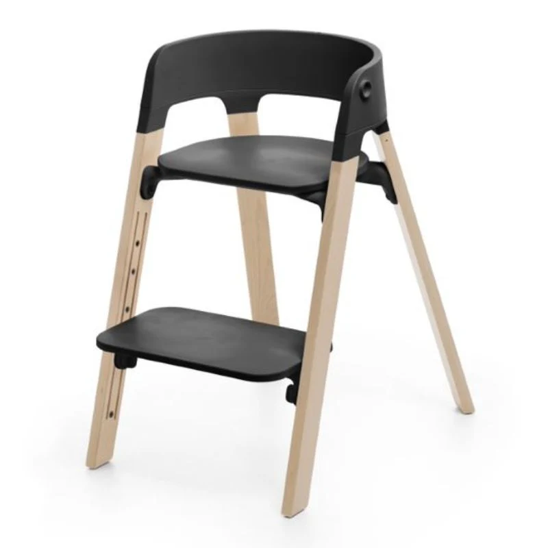 2026 Stokke Steps Adjustable High Chair – Modern Scandinavian Design, Ergonomic & Tool-Free Adjustment, Holds Up to 187 lbs