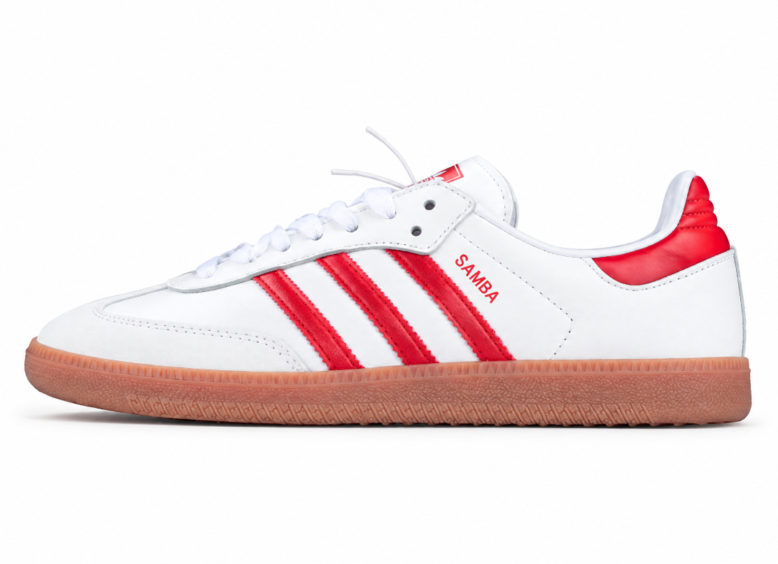 Adidas Samba Vegan Og Cloud White/Solar Red/Off White IF6513