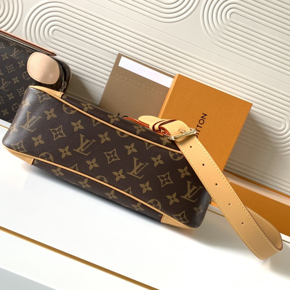 [Premium Quality] – Louis Vuitton Odéon MM Monogram Natural 12.2 Inches M45355
