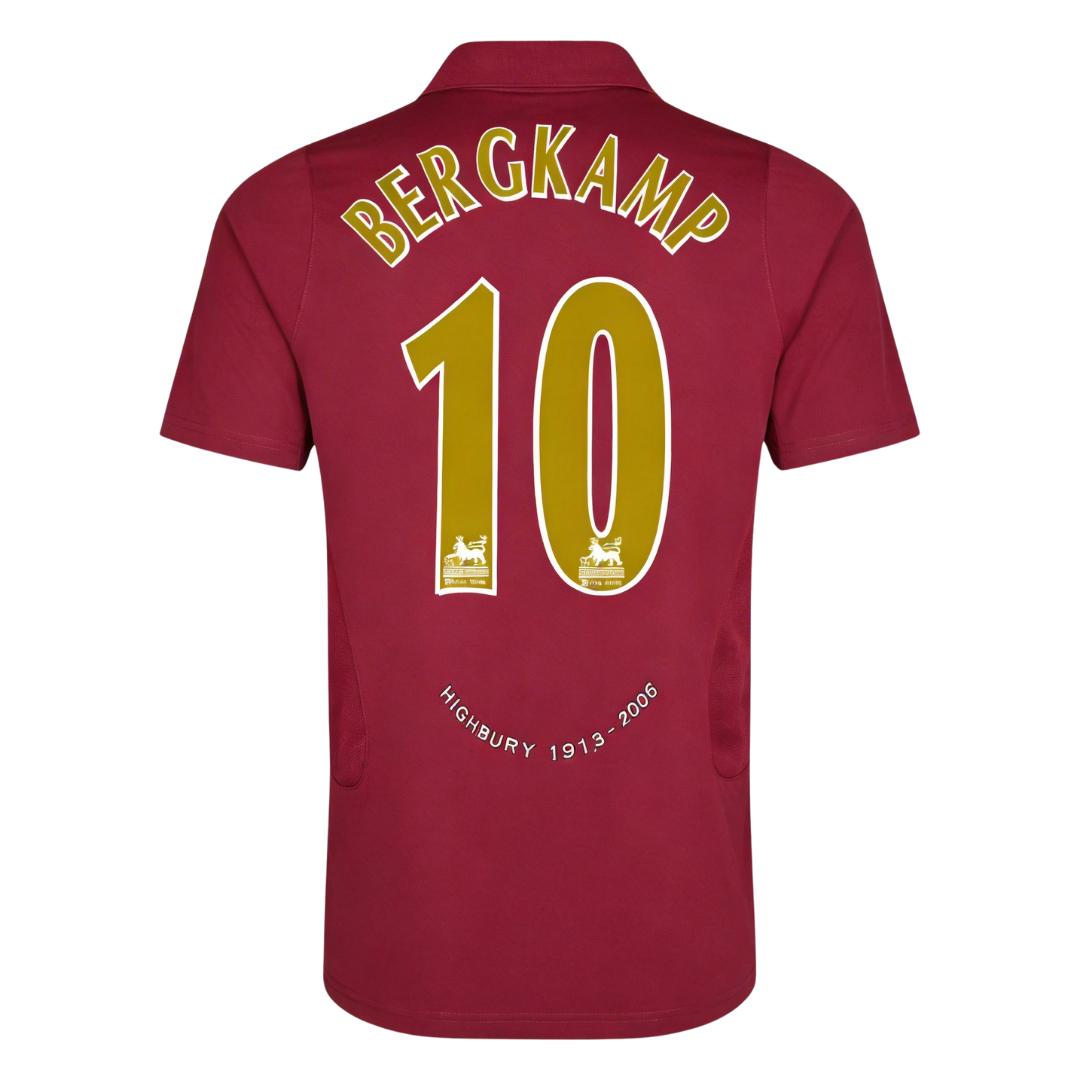 Retro Soccer Jersey BERGKAMP #10 Arsenal Home 2005/06