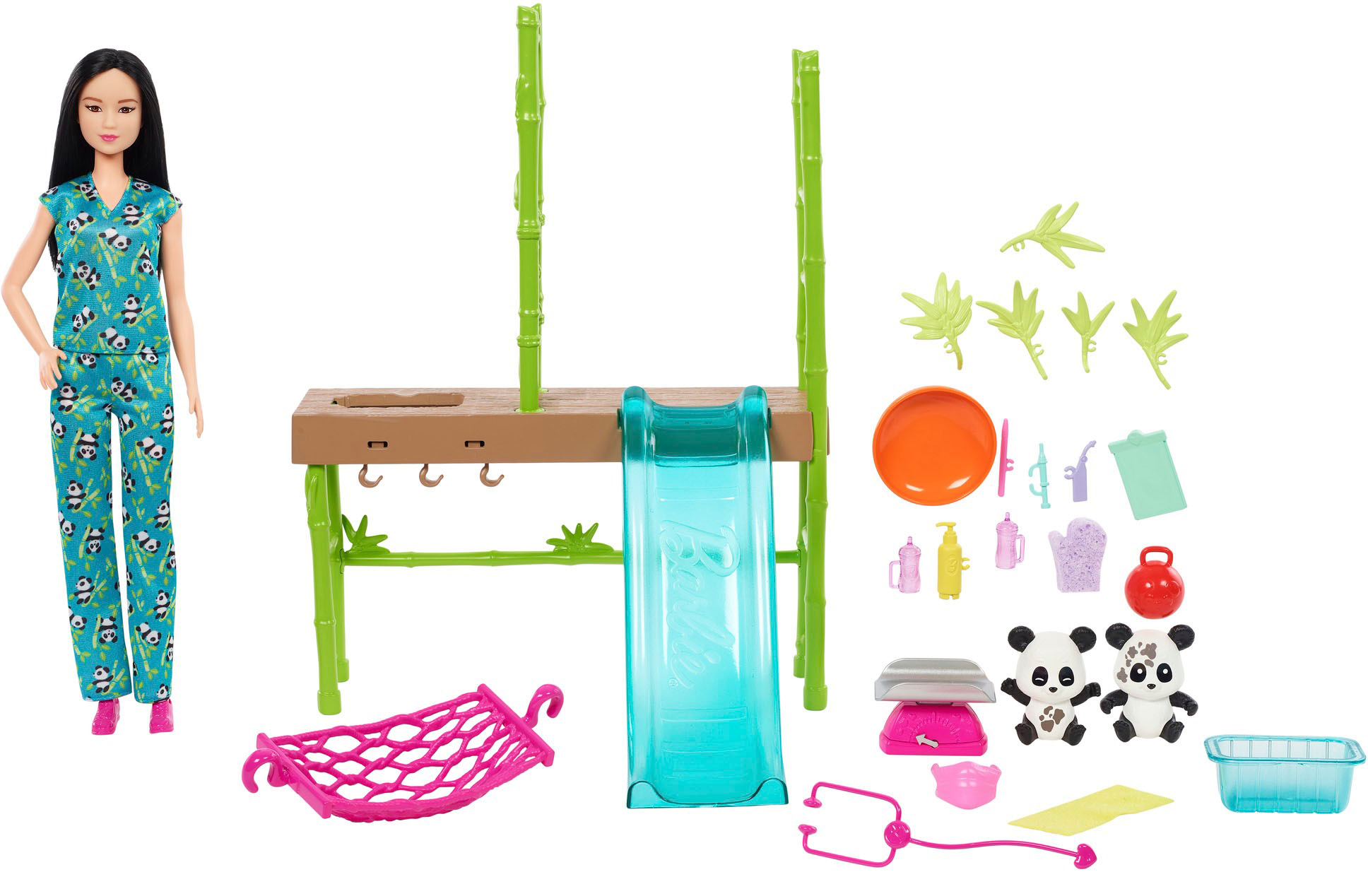 Barbie - Panda Rescue Playset - Multicolor