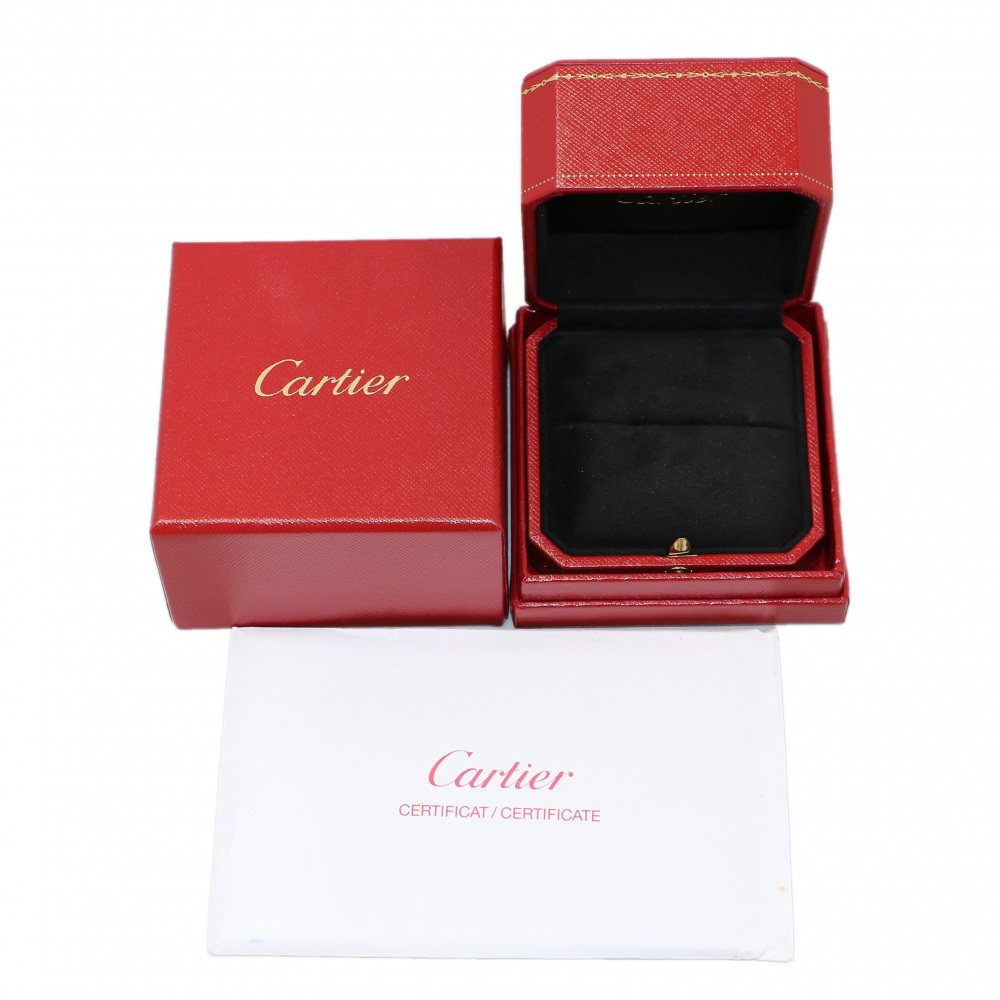Cartier Laniere Ring 18K Rose Gold Sapphire