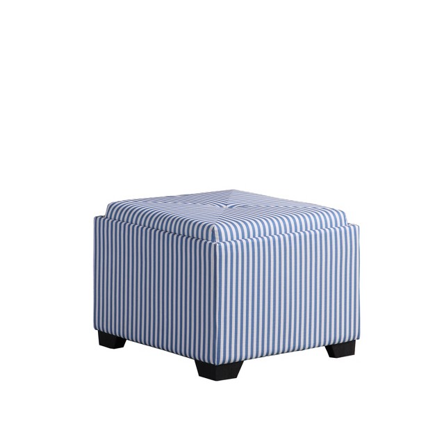Ore International Tufted Storage Ottoman
