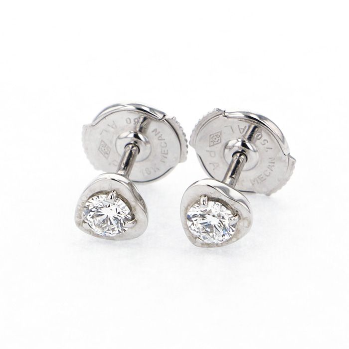 Cartier Damour (diamant Leger) Earrings 18K White Gold Diamond