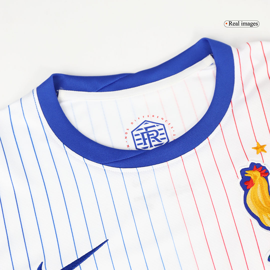 MBAPPE #10 France Away Authentic Soccer Jersey EURO