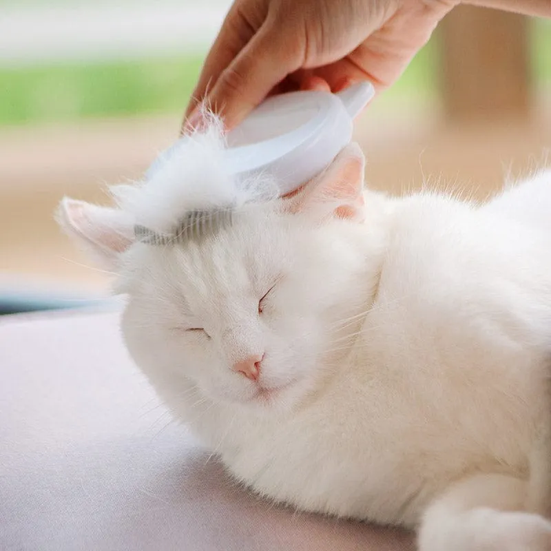(3 Pack Bundle) Cat Hair Removal Massaging Shell Comb