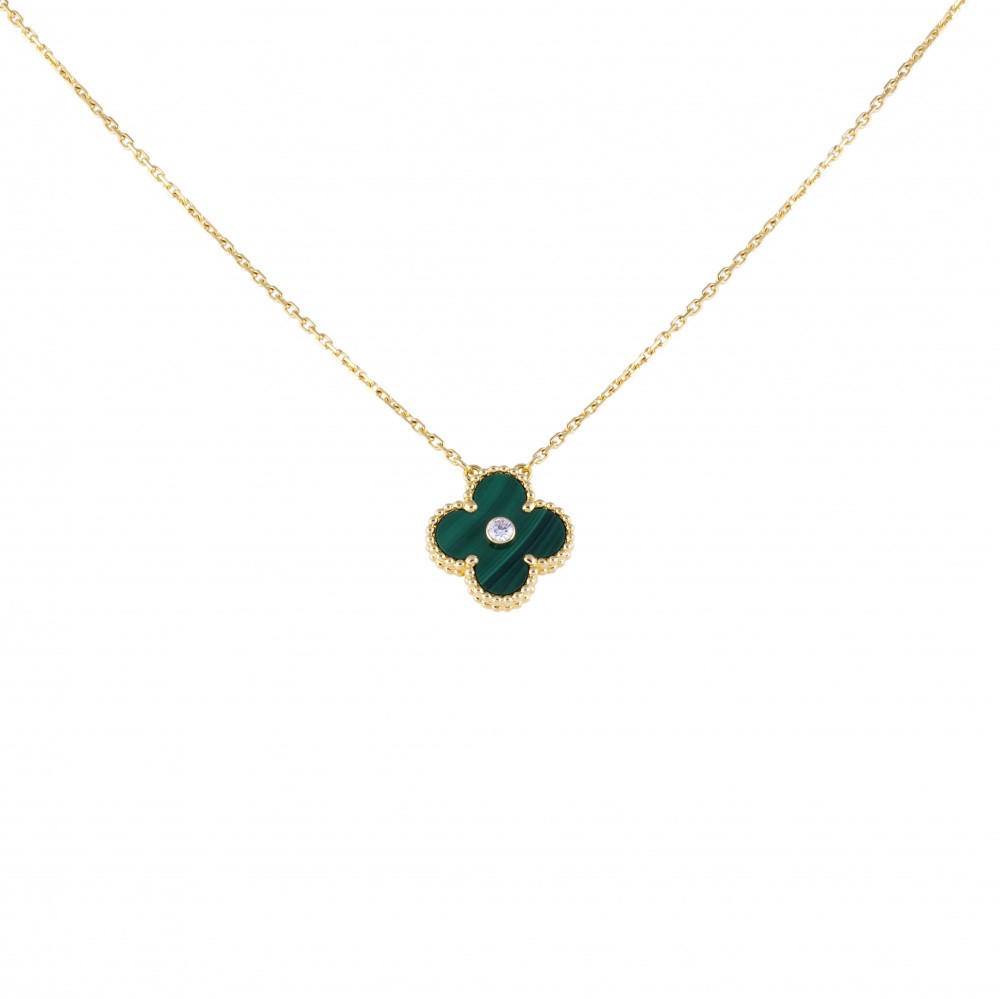 Van Cleef & Arpels Vintage Alhambra Necklace 18K Yellow Gold