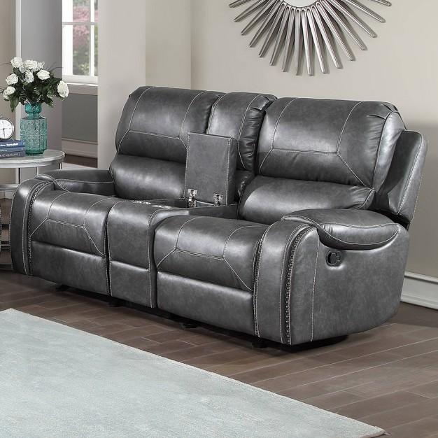 Keily Manual Glider Recliner Loveseat Steve Silver Co