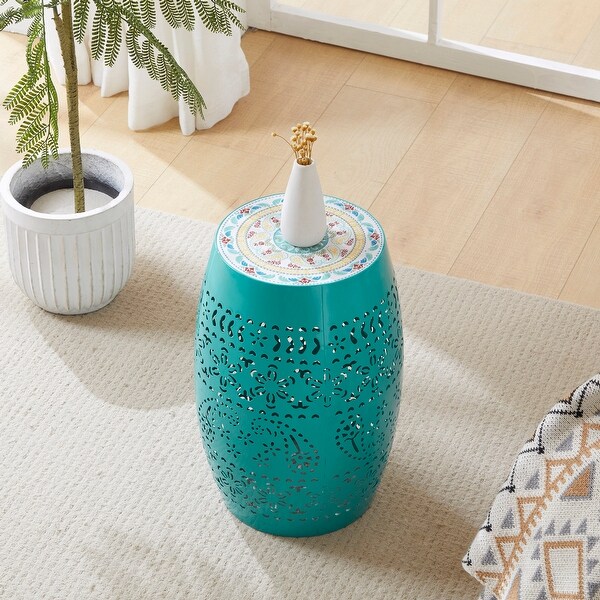 Pretty Mosaic Style Vibrant Accent Table