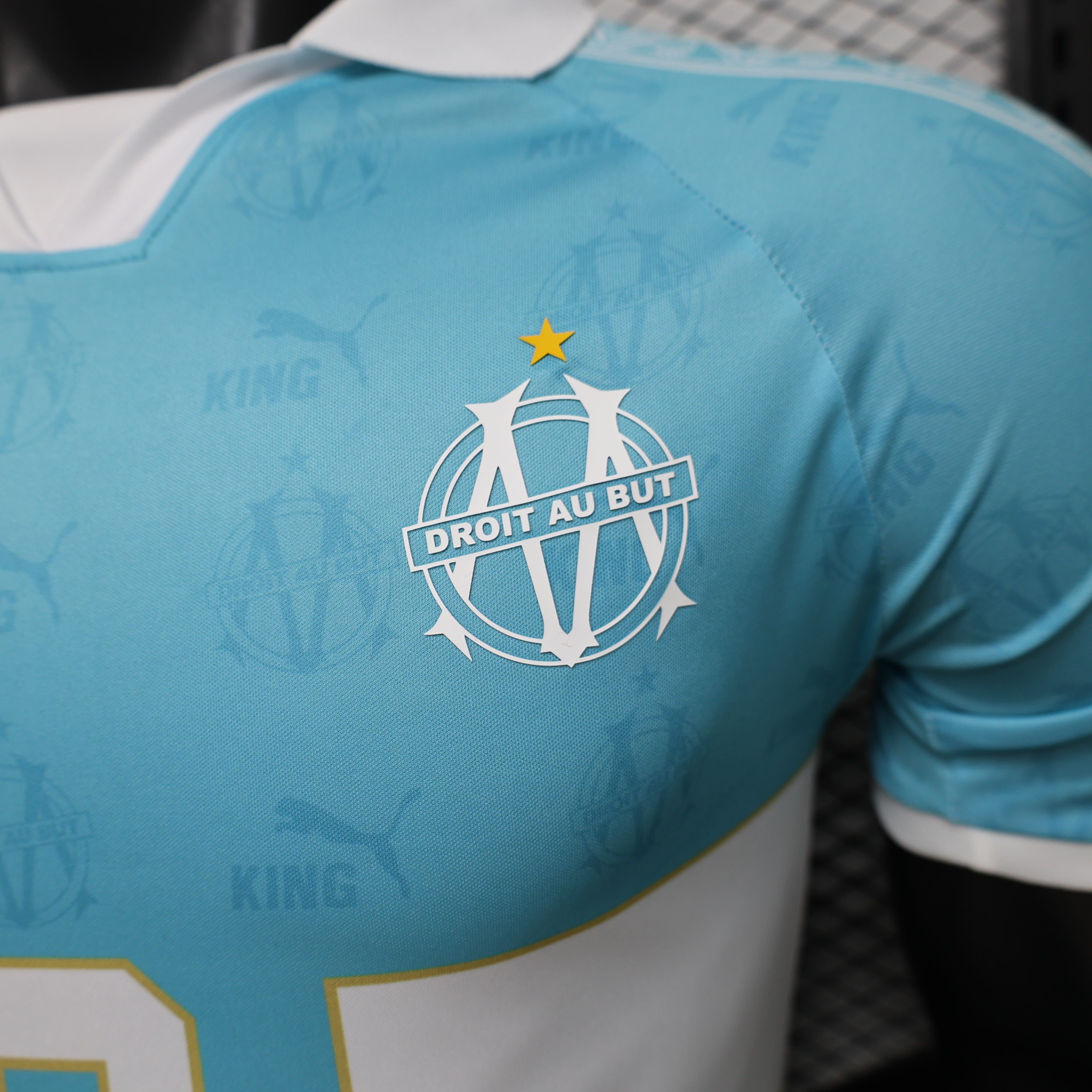 Player Version Olympique de Marseille KING Retro Jersey Men