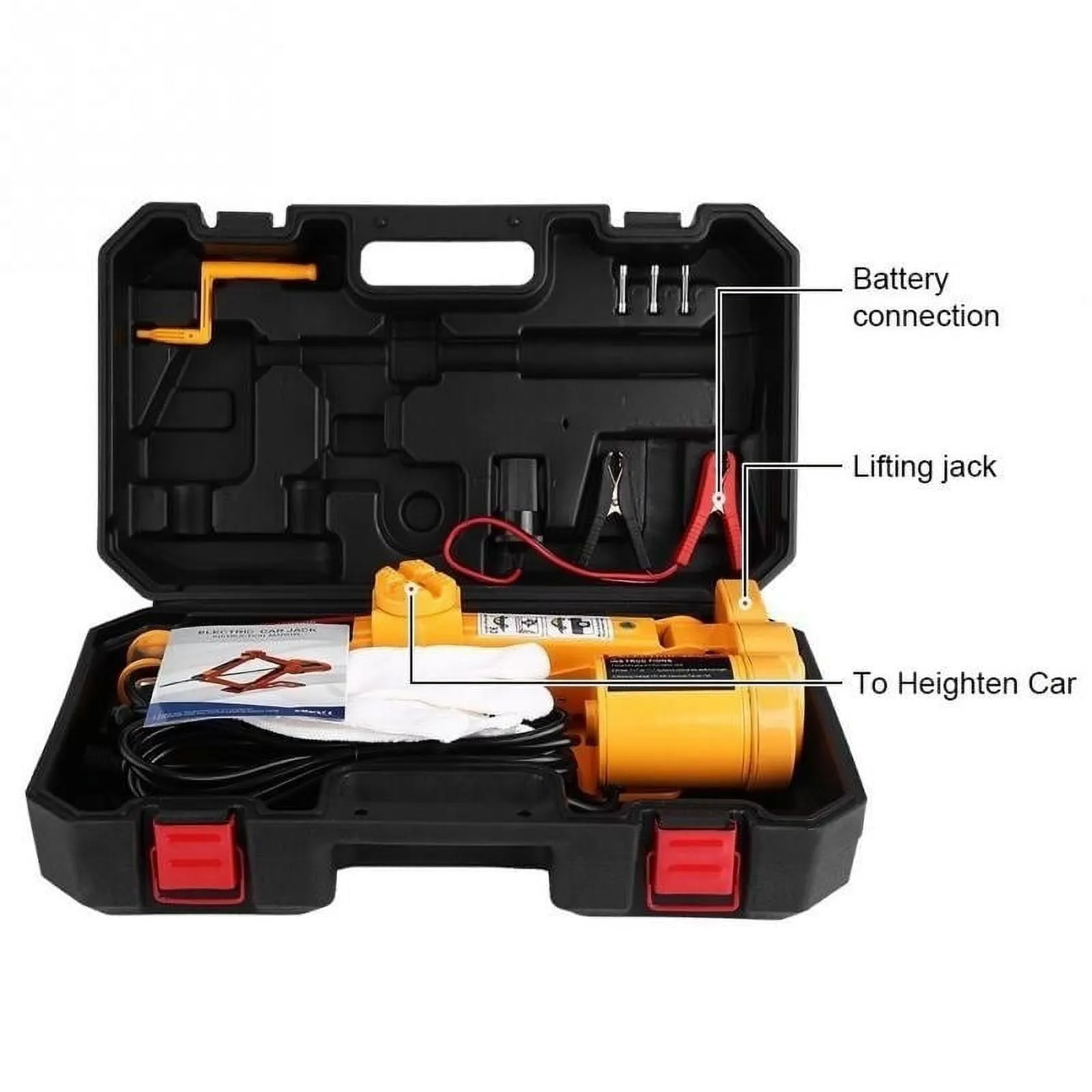 2026 3Ton 12V DC Automotive Car Electric Jack Lifting SUV Van Garage and Emergency Equipment