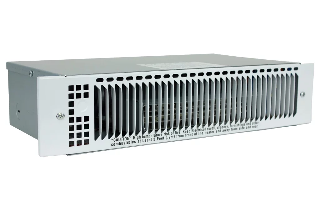 King Electric 1500W / 240V Multi-Watt Electric Kickspace Heater, White, KT2415-MW-W