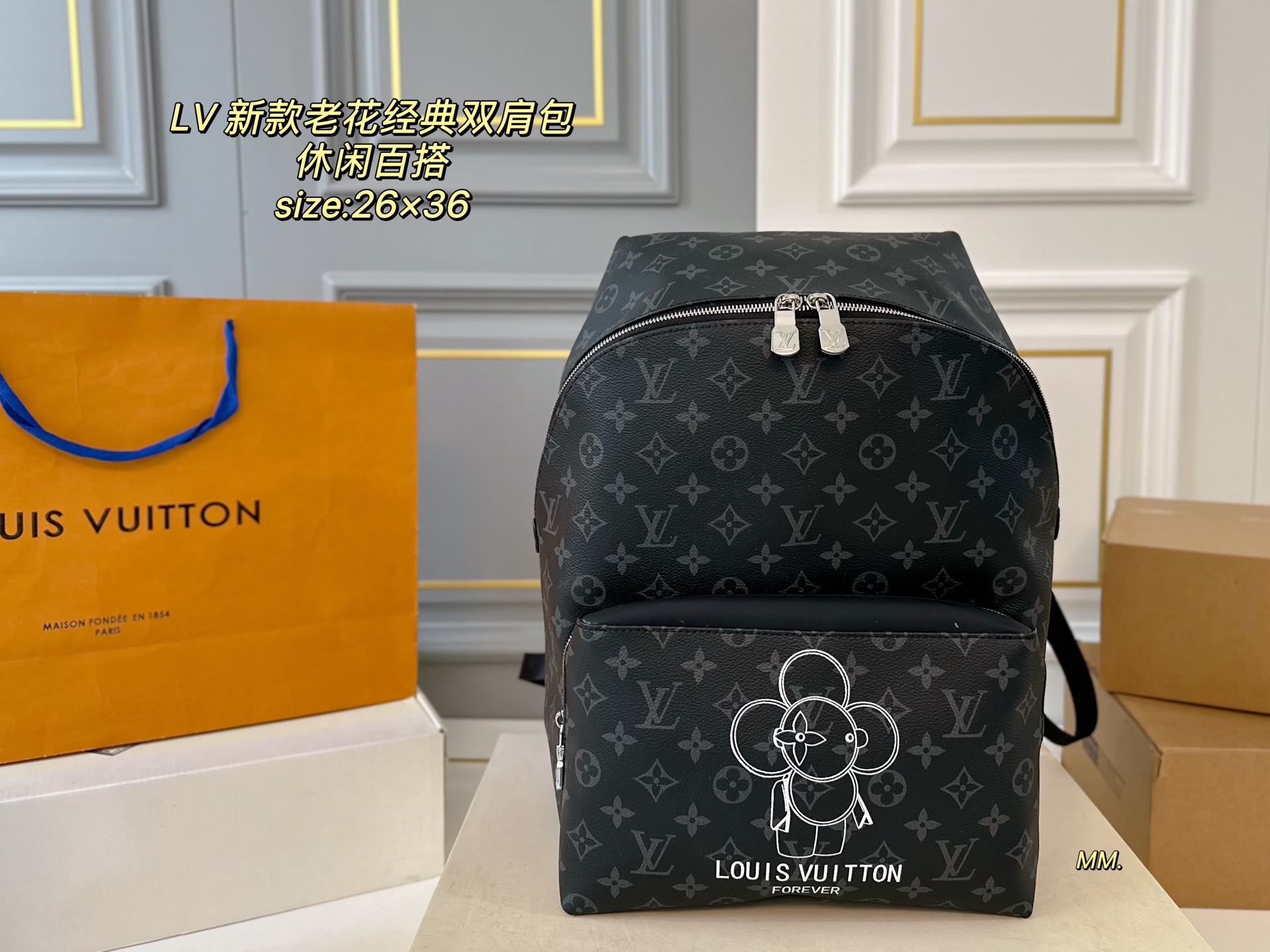 LV new classic backpack with monogram - cnluxepick