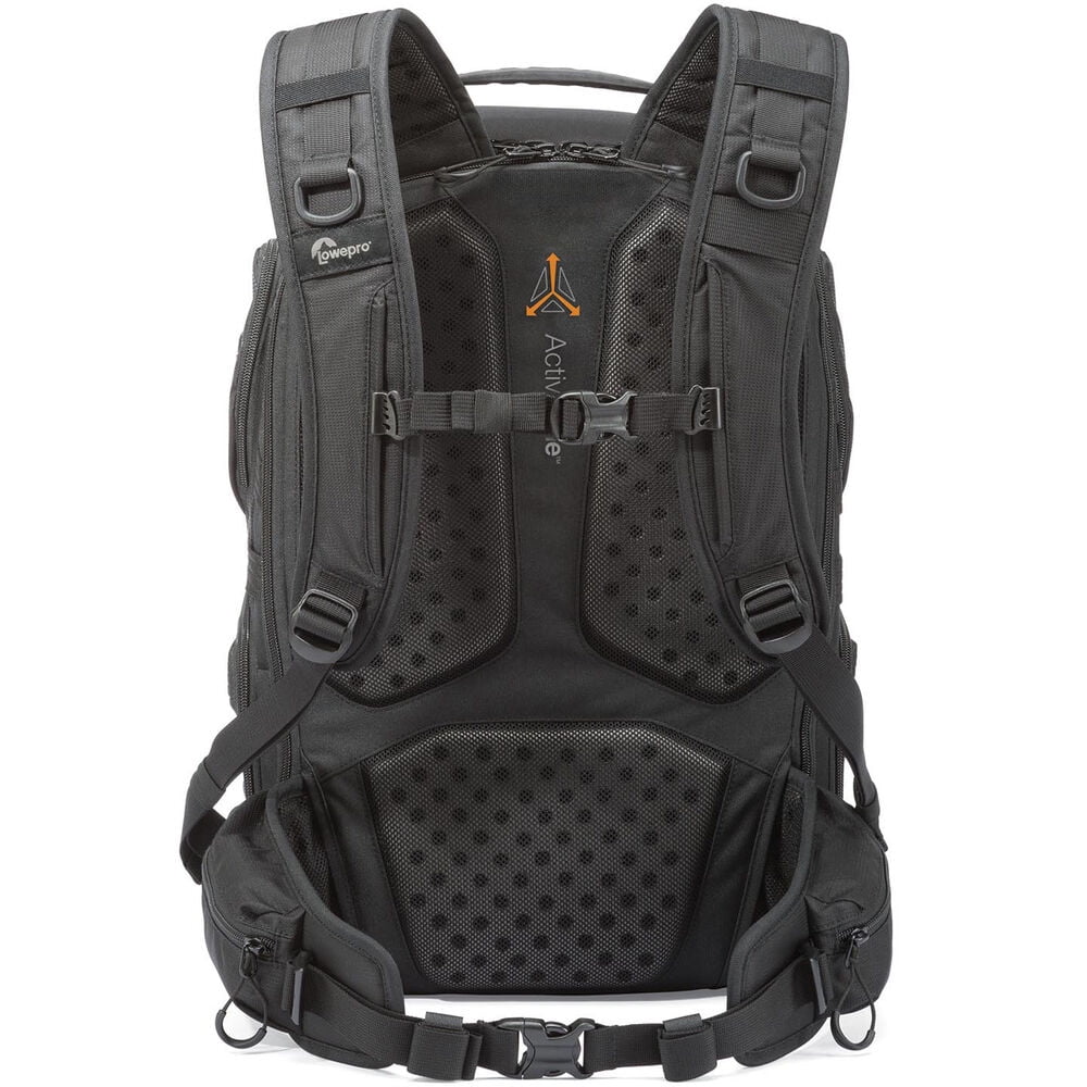 Lowepro ProTactic BP 450 AW II 25L Green Line Camera and Laptop Backpack, Black