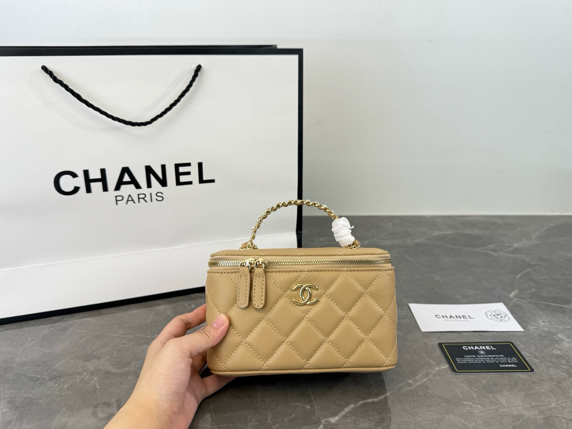 Chanel Handle Makeup Bag - cnluxepick