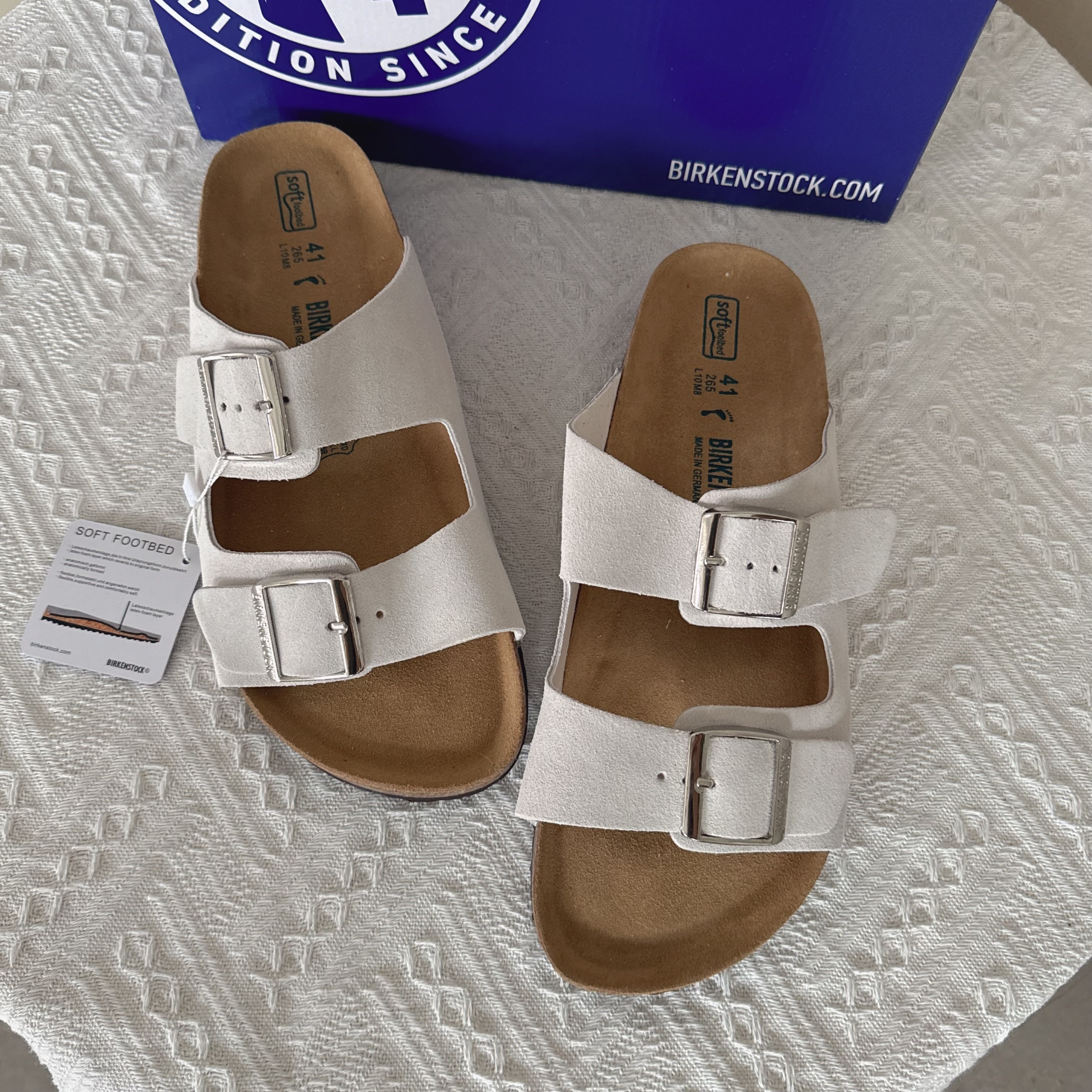 Birkenstock Arizona Suede Casual Sandals