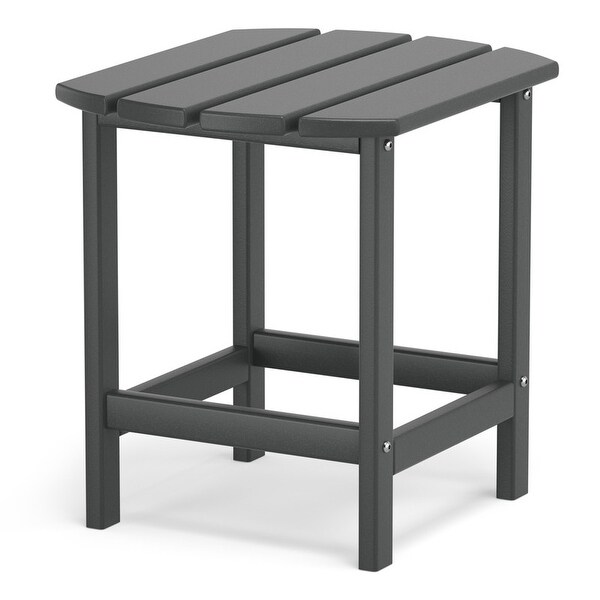 Patio Adirondack Side Table,Outdoor End Tables HDPE AllWeather Resistant