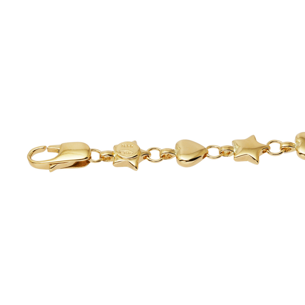 Tiffany & Co. Puff Star Bracelet 18K Yellow Gold