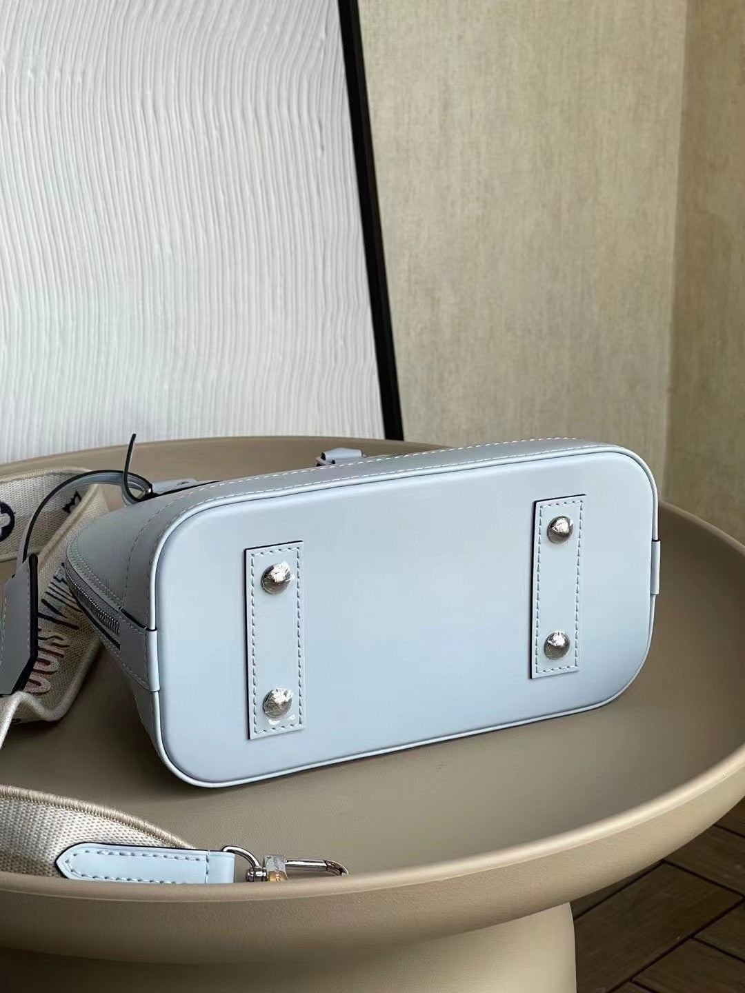 Louis Vuitton Alma Bb 23Cm Blue Bag
