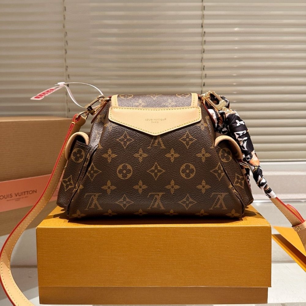 Louis Vuitton Odyssey Bag Monogram Brown 10.6 Inches M25085