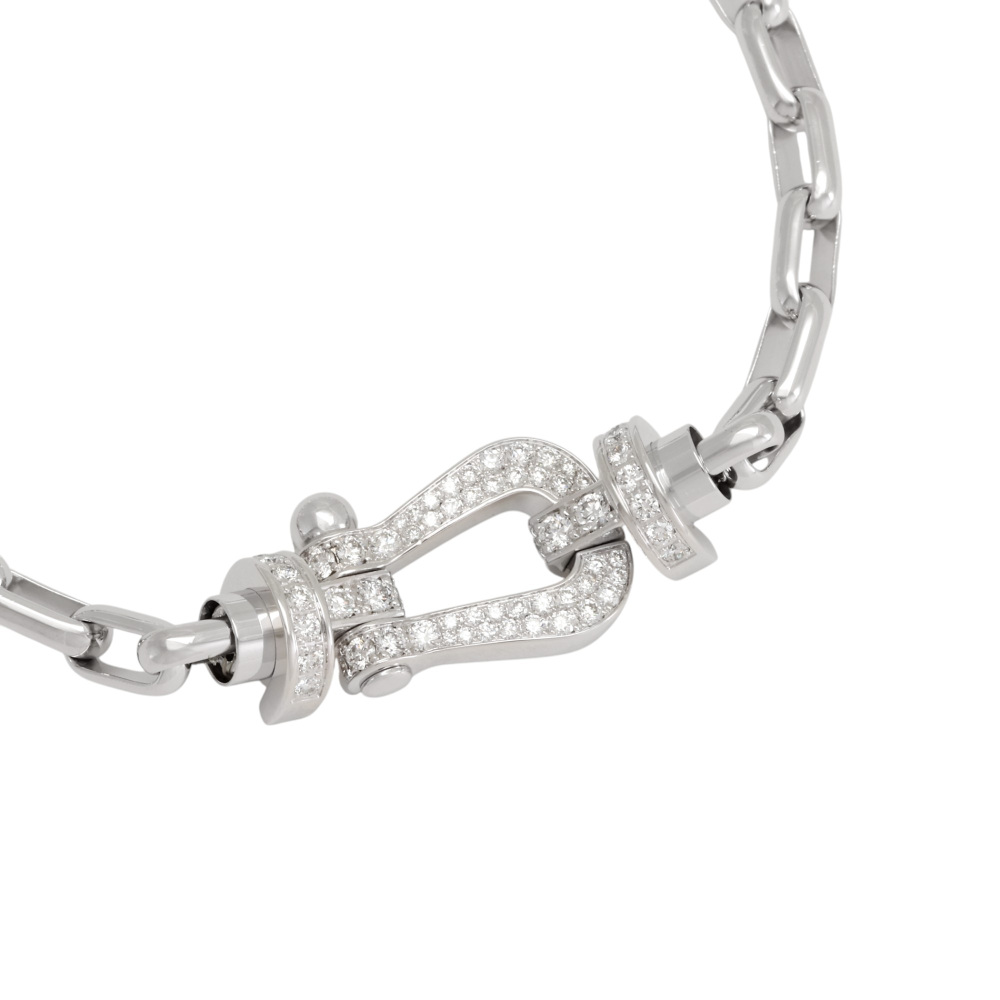 FRED Force 10 Bracelet 18K White Gold Diamond 0B0050-6B1108