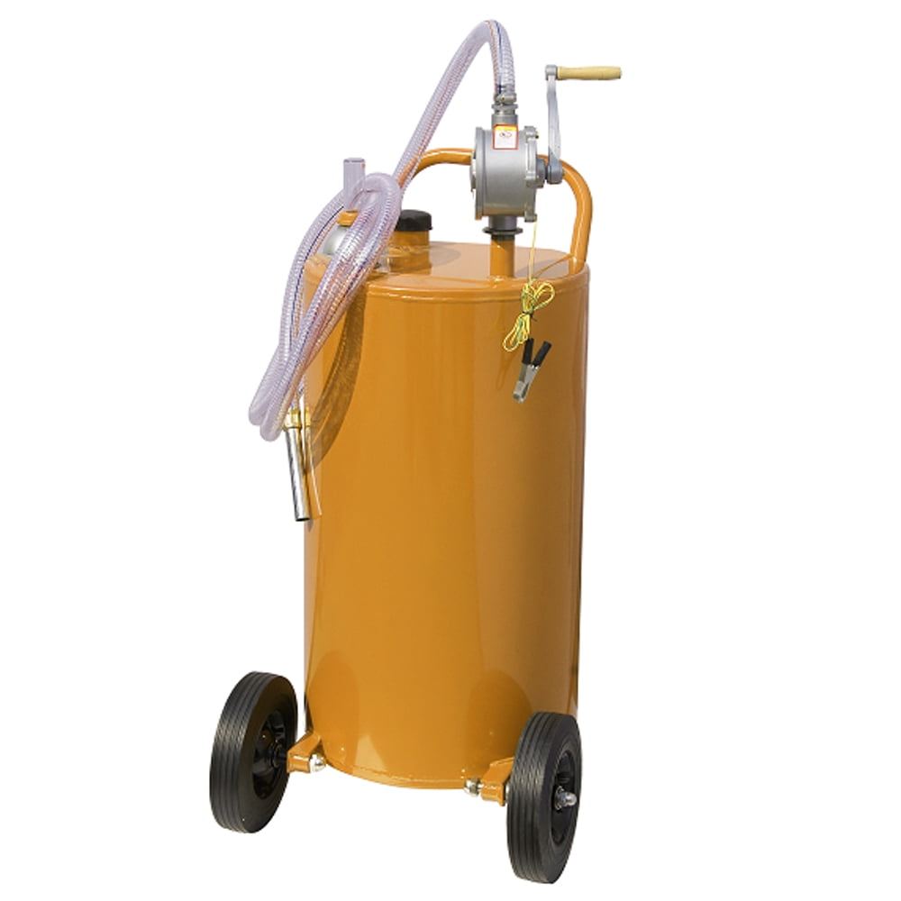 GoDecor 35 Gallon Portable Gas Caddy, Fuel Transfer Gasoline Tank Fuel Storage Tank, for Automobiles ATV Car Mowers Tractors