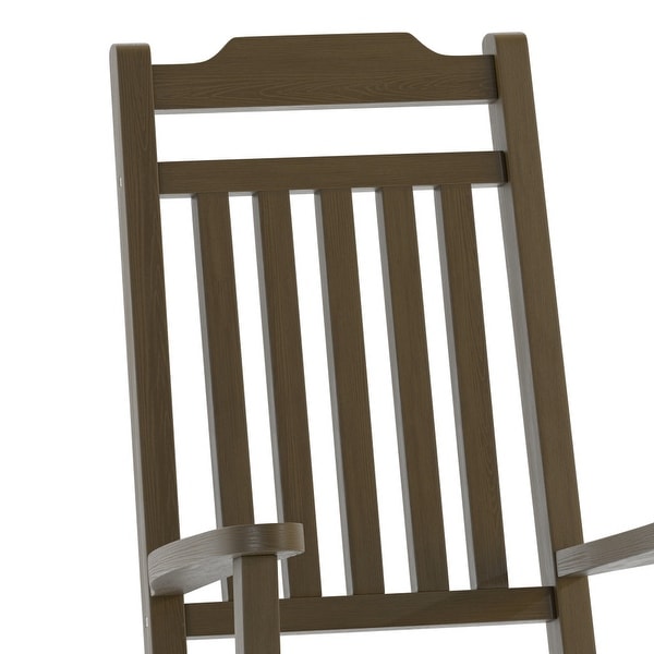2 Pack AllWeather Faux Wood Rocking Chair