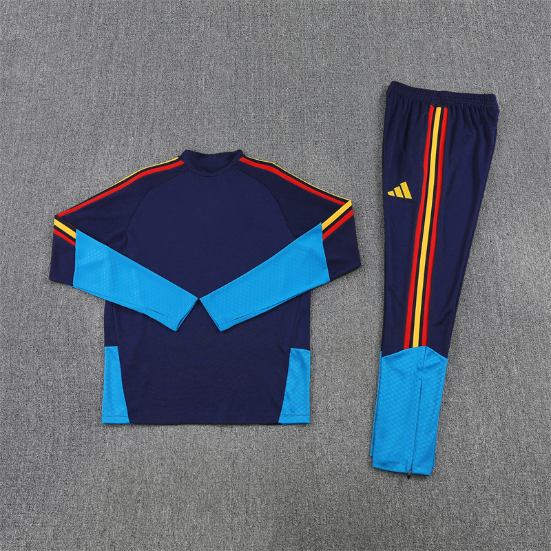 Spain 26/27 Training Suit Dark Blue -Two Stars 2