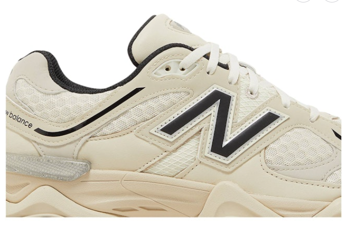 New Balance 9060 Cream Black U9060DUA Casual Running Sneakers