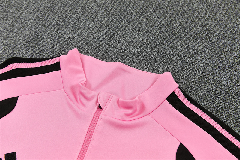 Adult/ Kids Miami 2627 Half Zippered Training Suit - Pink