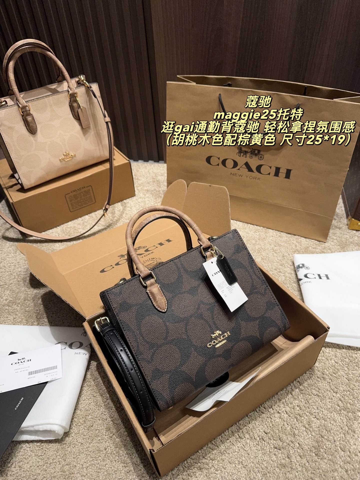 Coach Maggie 25 Tote Bag - cnluxepick