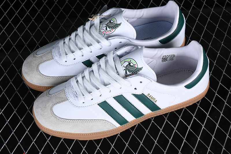Adidas Mexico X Samba Team Footwear White/College Green/Gum HQ7036