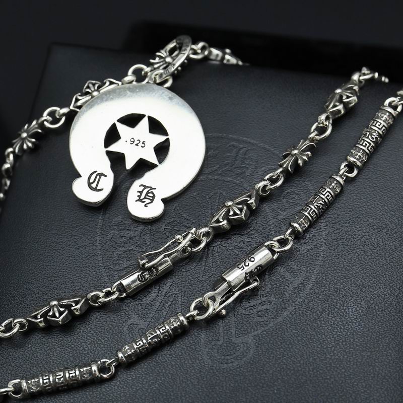 クロムハーツ ネックレスChrome Hearts イエローゴールド×シルバー ヴィンテージカラー おしゃれ上等