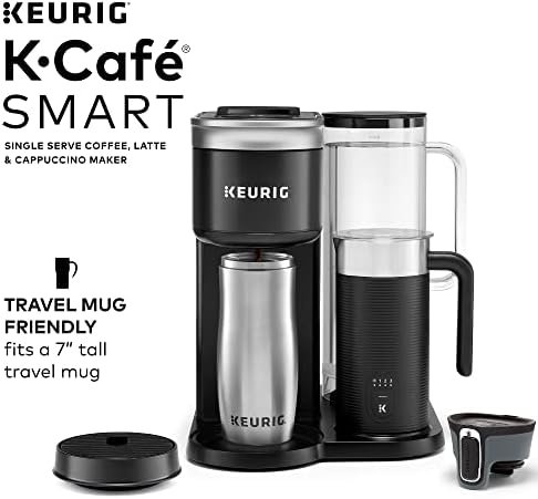 SMART Single Serve K-Cup Pod Coffee Maker, Black